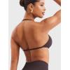 imageYEOREO SoftHue Impact Strappy Halter Bra for Sports Women Workout Padded Gym Yoga BraCoffee