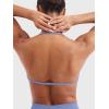 imageYEOREO SoftHue Impact Strappy Halter Bra for Sports Women Workout Padded Gym Yoga BraGraphite