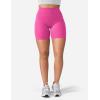 imageYEOREO Womens Biker Shorts 45quot  6quot Workout Gym Shorts Craze High Waist Tummy Control Hidden Scrunch Running YogaRose Red