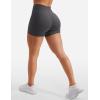 imageYEOREO Womens Biker Shorts with Pockets Workout Gym Shorts NAS High Waist Tummy Control Running Yoga ShortsDark Grey