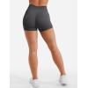 imageYEOREO Womens Biker Shorts with Pockets Workout Gym Shorts NAS High Waist Tummy Control Running Yoga ShortsDark Grey