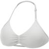 imageYEOREO SoftHue Impact Strappy Halter Bra for Sports Women Workout Padded Gym Yoga BraBeige White