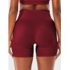 imageYEOREO Gym Workout Shorts Women Camili High Waisted 5quot Without Scrunch Butt Tummy Control Seamless Yoga ShortsScarlett Red