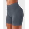 imageYEOREO Gym Workout Shorts Women Camili High Waisted 5quot Without Scrunch Butt Tummy Control Seamless Yoga ShortsStorm Grey