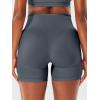 imageYEOREO Gym Workout Shorts Women Camili High Waisted 5quot Without Scrunch Butt Tummy Control Seamless Yoga ShortsStorm Grey