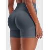 imageYEOREO Gym Workout Shorts Women Camili High Waisted 5quot Without Scrunch Butt Tummy Control Seamless Yoga ShortsStorm Grey