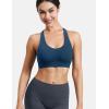 imageYEOREO Sports Bras for Women Xena Bra Maximum Support HighImpact Workout Gym Running Supportive Padded BrasNavy Blue