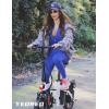 imageYEOREO Women Long Sleeve Workout Jumpsuit Zip Up Romper Bottom Pants Bodysuit Bodycon Sexy One PieceRoyal Blue