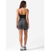 imageYEOREO Womens Halter Crop Top V Neck Workout Going Out Tank Top Hazel Padded Sleeveless Backless Trendy Summer CamisoleBlack