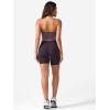 imageYEOREO Womens Halter Crop Top V Neck Workout Going Out Tank Top Hazel Padded Sleeveless Backless Trendy Summer CamisoleBlackberry Purple