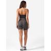 imageYEOREO Womens Halter Crop Top V Neck Workout Going Out Tank Top Hazel Padded Sleeveless Backless Trendy Summer CamisoleDark Gray