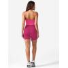 imageYEOREO Womens Halter Crop Top V Neck Workout Going Out Tank Top Hazel Padded Sleeveless Backless Trendy Summer CamisoleRose