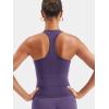 imageYEOREO Esteile Workout Tank Tops for Women Square Neck Sleeveless Camisole Tops Seamless Racerback Gym Athletic Yoga ShirtsGrape Purple