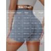 imageYEOREO Impact Biker Shorts for Women with Pockets Bridgie Cargo High Waist Seamless Faux Denim Workout Gym ShortsDark Blue