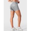 imageYEOREO Impact Biker Shorts for Women with Pockets Bridgie Cargo High Waist Seamless Faux Denim Workout Gym ShortsLight Gray