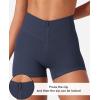 imageYEOREO CoreFlex Cargo Pocket Workout Shorts for Women Scrunch Zipper 36quot High Waisted Yoga Gym ShortsNavy