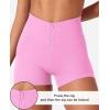 imageYEOREO CoreFlex Cargo Pocket Workout Shorts for Women Scrunch Zipper 36quot High Waisted Yoga Gym ShortsPink