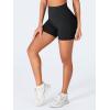 imageYEOREO CoreFlex Scrunch Workout Shorts with Pockets for Women 45quot High Waisted Cargo Gym Biker Shorts Tummy Control YogaBlack