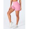 imageYEOREO CoreFlex Scrunch Workout Shorts with Pockets for Women 45quot High Waisted Cargo Gym Biker Shorts Tummy Control YogaBubblegum Pink