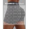 imageYEOREO CoreFlex Women Workout Gym Shorts with Cargo Pockets Hidden Scrunch 36quot Inseam No Front Seam Biker ShortsDark Grey
