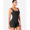 imageYEOREO CoreFlex Workout Jumpsuits for Women One Piece Backless Sleeveless Jumpsuit with Pockets Cargo Zip Up Gym Yoga RompersBlack