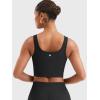 imageYEOREO CoreFlex Workout Tank Tops for Women U Neck Zip Up Crop Top Sleeveless Athletic Yoga Camisole Yvetty Going Out TopsBlack
