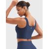imageYEOREO CoreFlex Workout Tank Tops for Women U Neck Zip Up Crop Top Sleeveless Athletic Yoga Camisole Yvetty Going Out TopsDeep Blue