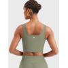 imageYEOREO CoreFlex Workout Tank Tops for Women U Neck Zip Up Crop Top Sleeveless Athletic Yoga Camisole Yvetty Going Out TopsLight Army
