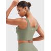 imageYEOREO CoreFlex Workout Tank Tops for Women U Neck Zip Up Crop Top Sleeveless Athletic Yoga Camisole Yvetty Going Out TopsLight Army