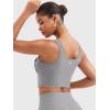 imageYEOREO CoreFlex Workout Tank Tops for Women U Neck Zip Up Crop Top Sleeveless Athletic Yoga Camisole Yvetty Going Out TopsLight Grey