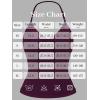 imageYEOREO SoftHue Impact Longline Strappy Top Womens Halter Workout Tank Tops Backless Gym Longline with Adjustable StrapBlack Cherry