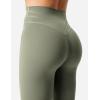 imageYEOREO Flare Leggings for Women Lynnie Bell Bottom Yoga Pants High Waisted Tummy Control Bootcut Workout LeggingsBean Green