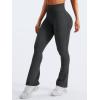imageYEOREO Mini Flare Leggings Womens Workout Butt Lifting Legging Hidden Scrunch Seamless 28quot  30quot Impact Lilliean Yoga PantsAsphalt Ash