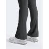imageYEOREO Mini Flare Leggings Womens Workout Butt Lifting Legging Hidden Scrunch Seamless 28quot  30quot Impact Lilliean Yoga PantsAsphalt Ash