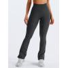 imageYEOREO Mini Flare Leggings Womens Workout Butt Lifting Legging Hidden Scrunch Seamless 28quot  30quot Impact Lilliean Yoga PantsAsphalt Ash