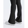 imageYEOREO Mini Flare Leggings Womens Workout Butt Lifting Legging Hidden Scrunch Seamless 28quot  30quot Impact Lilliean Yoga PantsBlack