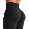 imageYEOREO Mini Flare Leggings Womens Workout Butt Lifting Legging Hidden Scrunch Seamless 28quot  30quot Impact Lilliean Yoga PantsBlack