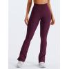 imageYEOREO Mini Flare Leggings Womens Workout Butt Lifting Legging Hidden Scrunch Seamless 28quot  30quot Impact Lilliean Yoga PantsBlack Cherry