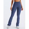 imageYEOREO Mini Flare Leggings Womens Workout Butt Lifting Legging Hidden Scrunch Seamless 28quot  30quot Impact Lilliean Yoga PantsBlue Gray