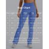 imageYEOREO Mini Flare Leggings Womens Workout Butt Lifting Legging Hidden Scrunch Seamless 28quot  30quot Impact Lilliean Yoga PantsBright Blue