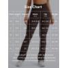 imageYEOREO Mini Flare Leggings Womens Workout Butt Lifting Legging Hidden Scrunch Seamless 28quot  30quot Impact Lilliean Yoga PantsChocolate Brown