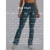 imageYEOREO Mini Flare Leggings Womens Workout Butt Lifting Legging Hidden Scrunch Seamless 28quot  30quot Impact Lilliean Yoga PantsDark Blue Green