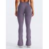 imageYEOREO Mini Flare Leggings Womens Workout Butt Lifting Legging Hidden Scrunch Seamless 28quot  30quot Impact Lilliean Yoga PantsHaze Purple