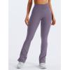 imageYEOREO Mini Flare Leggings Womens Workout Butt Lifting Legging Hidden Scrunch Seamless 28quot  30quot Impact Lilliean Yoga PantsHaze Purple