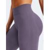 imageYEOREO Mini Flare Leggings Womens Workout Butt Lifting Legging Hidden Scrunch Seamless 28quot  30quot Impact Lilliean Yoga PantsHaze Purple