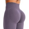 imageYEOREO Mini Flare Leggings Womens Workout Butt Lifting Legging Hidden Scrunch Seamless 28quot  30quot Impact Lilliean Yoga PantsHaze Purple