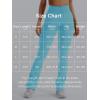 imageYEOREO Mini Flare Leggings Womens Workout Butt Lifting Legging Hidden Scrunch Seamless 28quot  30quot Impact Lilliean Yoga PantsLight Blue