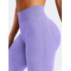 imageYEOREO Mini Flare Leggings Womens Workout Butt Lifting Legging Hidden Scrunch Seamless 28quot  30quot Impact Lilliean Yoga PantsLight Purple