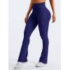imageYEOREO Mini Flare Leggings Womens Workout Butt Lifting Legging Hidden Scrunch Seamless 28quot  30quot Impact Lilliean Yoga PantsNight Blue