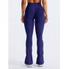 imageYEOREO Mini Flare Leggings Womens Workout Butt Lifting Legging Hidden Scrunch Seamless 28quot  30quot Impact Lilliean Yoga PantsNight Blue